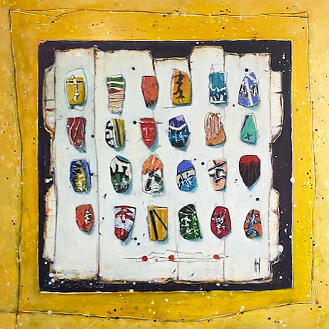 Roland van den Heuvel, scherven van het geluk, Kunst10daagse Bergen NH, kunst 10 daagse 2025, kunst in Bergen Noord Holland, Kunst 10-daagse Bergen 2025, expositie Kunst10Daagse bij blooming Bergen NH